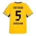 Borussia Dortmund Ramy Bensebaini #5 Hemma matchtröja 2026-27 Kortärmad Billigt Borussia Dortmund Ramy Bensebaini #5 Hemma matchtröja 2026-27 Kortärmad Billigt